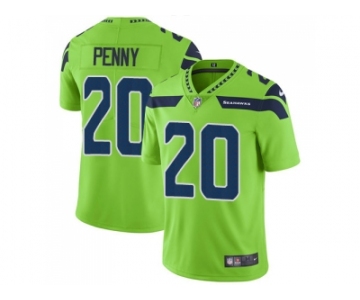 Nike Seattle Seahawks #20 Rashaad Penny Green Men Stitched NFL Limited Rush Jersey