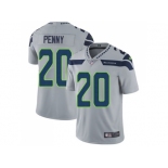 Nike Seattle Seahawks #20 Rashaad Penny Grey Alternate Men Stitched NFL Vapor Untouchable Limited Jersey