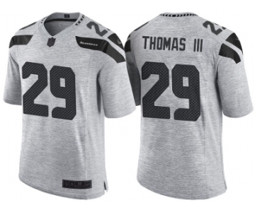 Nike Seattle Seahawks #29 Earl Thomas III 2016 Gridiron Gray II Men's NFL Limited Jersey