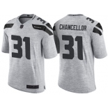 Nike Seattle Seahawks #31 Kam Chancellor 2016 Gridiron Gray II Men's NFL Limited Jersey