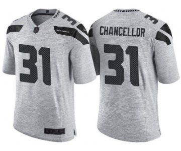 Nike Seattle Seahawks #31 Kam Chancellor 2016 Gridiron Gray II Men's NFL Limited Jersey