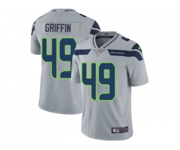 Nike Seattle Seahawks #49 Shaquem Griffin Grey Alternate Men Stitched NFL Vapor Untouchable Limited Jersey