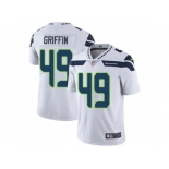 Nike Seattle Seahawks #49 Shaquem Griffin White Men Stitched NFL Vapor Untouchable Limited Jersey