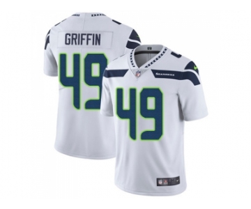 Nike Seattle Seahawks #49 Shaquem Griffin White Men Stitched NFL Vapor Untouchable Limited Jersey