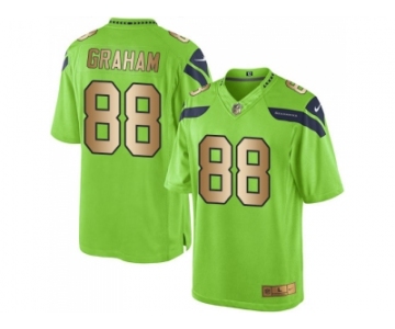 Nike Seattle Seahawks #88 Jimmy Graham Green Men's Stitched NFL Limited Gold Rush Jersey