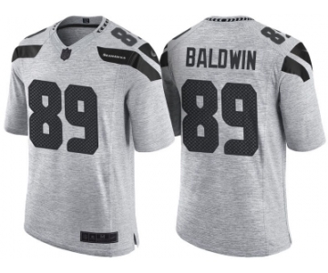 Nike Seattle Seahawks #89 Doug Baldwin 2016 Gridiron Gray II Men's NFL Limited Jersey