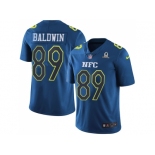 Nike Seattle Seahawks #89 Doug Baldwin Navy Men's Stitched NFL Limited NFC 2017 Pro Bowl Jersey