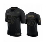 Seattle Seahawks #57 Cody Barton Black 2020 Salute to Service Limited Jersey