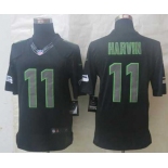 nike nfl jerseys seattle seahawks #11 harvin black[nike impact limited]