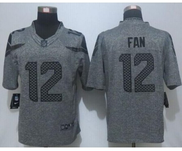 nike nfl jerseys seattle seahawks #12 fan gray[nike Limited]