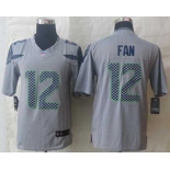 nike nfl jerseys seattle seahawks #12 fan grey[nike limited]