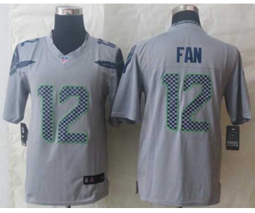 nike nfl jerseys seattle seahawks #12 fan grey[nike limited]