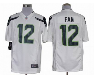 nike nfl jerseys seattle seahawks #12 fan white[nike limited]