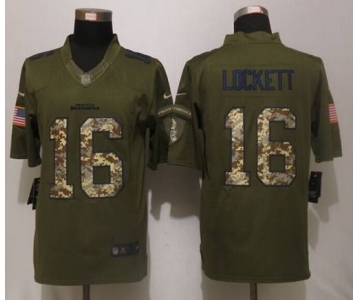 nike nfl jerseys seattle seahawks #16 lockett army green[nike Limited Salute To Service]