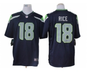 nike nfl jerseys seattle seahawks #18 sidney rice blue[[nike limited]