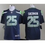 nike nfl jerseys seattle seahawks #25 sherman blue[nike limited]