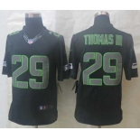 nike nfl jerseys seattle seahawks #29 earl thomas black[nike impact limited][number green]