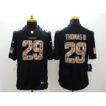 nike nfl jerseys seattle seahawks #29 thomas iii Black[salute to service limited]