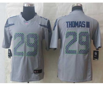 nike nfl jerseys seattle seahawks #29 thomasiii grey[nike limited]