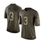 nike nfl jerseys seattle seahawks #3 wilson army green[nike Limited Salute To Service]