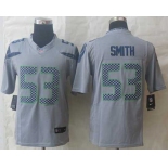 nike nfl jerseys seattle seahawks #53 smith grey[nike limited]