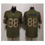 nike nfl jerseys seattle seahawks #88 graham army green[nike Limited Salute To Service]