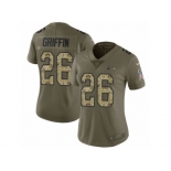 Women Nike Seattle Seahawks #26 Shaquill Griffin Limited Olive Camo 2017 Salute to Service NFL Jersey