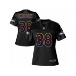 Women Nike Seattle Seahawks #38 Tre Madden Game Black Fashion NFL Jersey