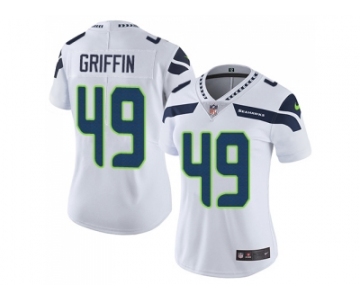 Women Nike Seattle Seahawks #49 Shaquem Griffin White Stitched NFL Vapor Untouchable Limited Jersey