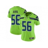 Women Nike Seattle Seahawks #56 Cliff Avril Vapor Untouchable Limited Green NFL Jersey