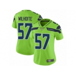 Women Nike Seattle Seahawks #57 Michael Wilhoite Vapor Untouchable Limited Green NFL Jersey