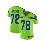 Women Nike Seattle Seahawks #78 Luke Joeckel Vapor Untouchable Limited Green NFL Jersey