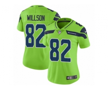 Women Nike Seattle Seahawks #82 Luke Willson Vapor Untouchable Limited Green NFL Jersey