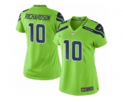 Women's Nike Seattle Seahawks #10 Paul Richardson Limited Green Rush NFL Jersey