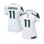 Women's Nike Seattle Seahawks #11 Sebastian Janikowski Game White NFL Jersey