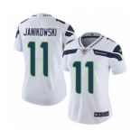 Women's Nike Seattle Seahawks #11 Sebastian Janikowski White Vapor Untouchable Limited Player NFL Jersey