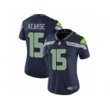 Women's Nike Seattle Seahawks #15 Jermaine Kearse Vapor Untouchable Limited Steel Blue Team Color NFL Jersey