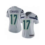 Women's Nike Seattle Seahawks #17 Braylon Edwards Vapor Untouchable Limited Grey Alternate NFL Jersey