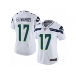 Women's Nike Seattle Seahawks #17 Braylon Edwards Vapor Untouchable Limited White NFL Jersey