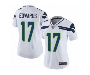 Women's Nike Seattle Seahawks #17 Braylon Edwards Vapor Untouchable Limited White NFL Jersey