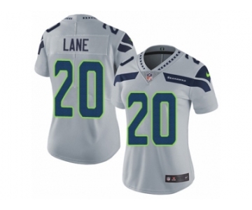 Women's Nike Seattle Seahawks #20 Jeremy Lane Vapor Untouchable Limited Grey Alternate NFL Jersey