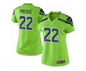 Women's Nike Seattle Seahawks #22 C. J. Prosise Limited Green Rush NFL Jersey