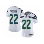 Women's Nike Seattle Seahawks #22 C. J. Prosise Vapor Untouchable Limited White NFL Jersey