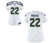 Women's Nike Seattle Seahawks #22 C.J. Prosise White NFL Jersey