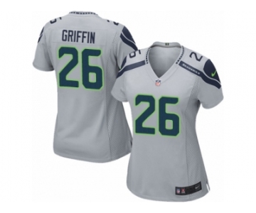 Women's Nike Seattle Seahawks #26 Shaquill Griffin Game Grey Alternate NFL Jersey