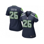 Women's Nike Seattle Seahawks #26 Shaquill Griffin Game Steel Blue Team Color NFL Jersey