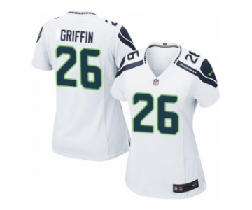 Women's Nike Seattle Seahawks #26 Shaquill Griffin Game White NFL Jersey