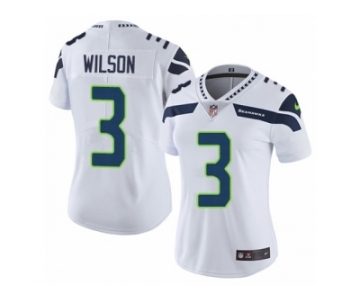 Women's Nike Seattle Seahawks #3 Russell Wilson Vapor Untouchable Limited White NFL Jersey