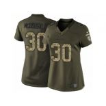 Women's Nike Seattle Seahawks #30 Bradley McDougald Limited Green Salute to Service NFL Jersey