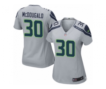 Women's Nike Seattle Seahawks #30 Bradley McDougald Limited Grey Alternate NFL Jersey